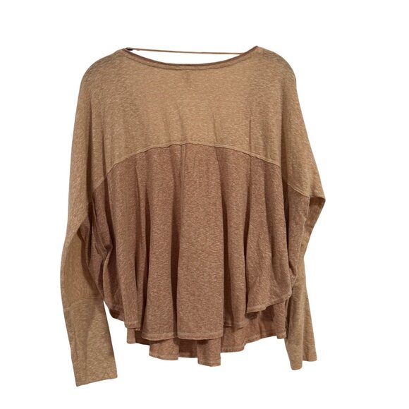 Free People‎ We the Free Cloud Nine Two Tone Long Sleeve Blouse Size XS - Picture 4 of 7